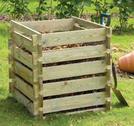 Houten Compostbak: Klein 373 liter